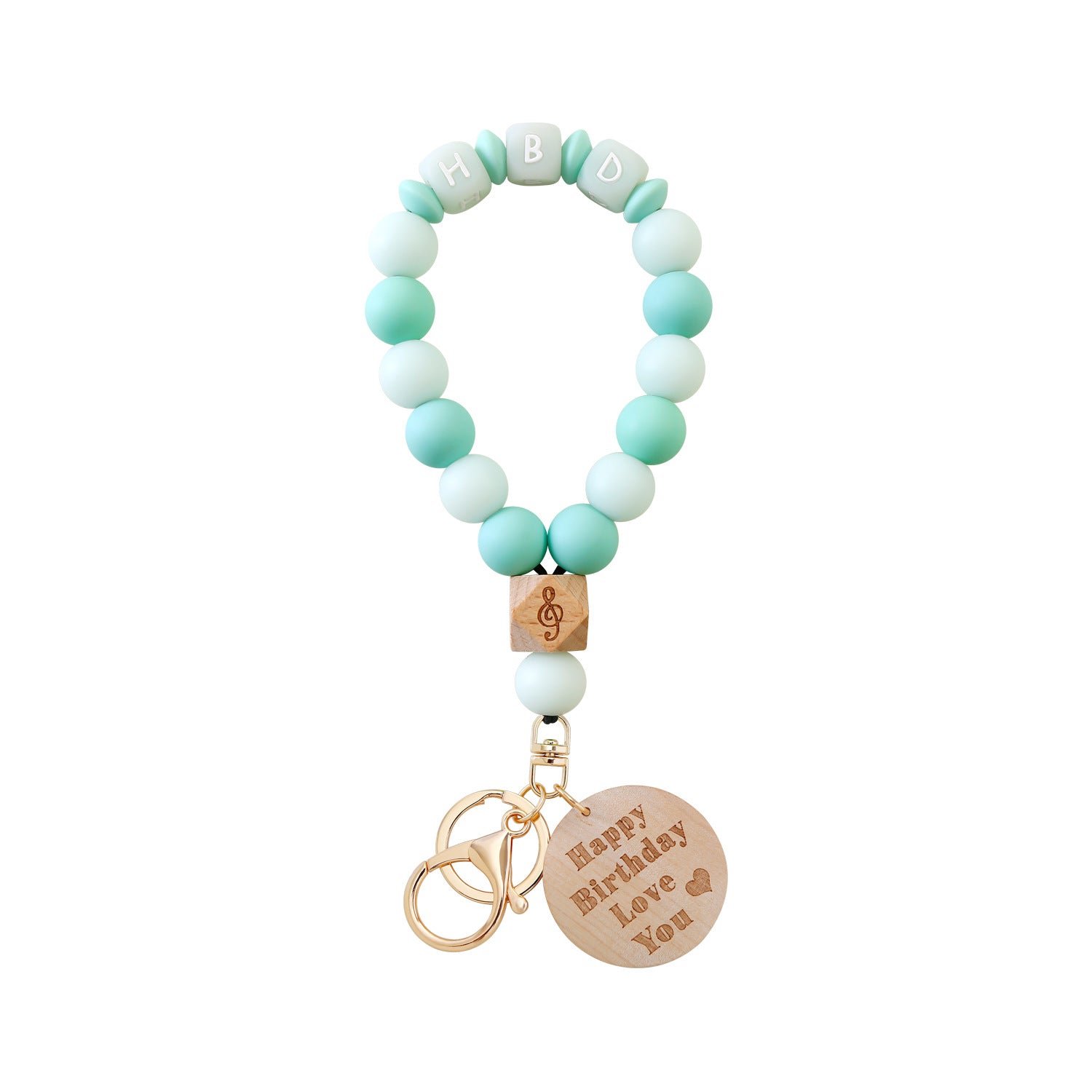 Wholesale PU Wrist Keychain Halloween Carnival Glow